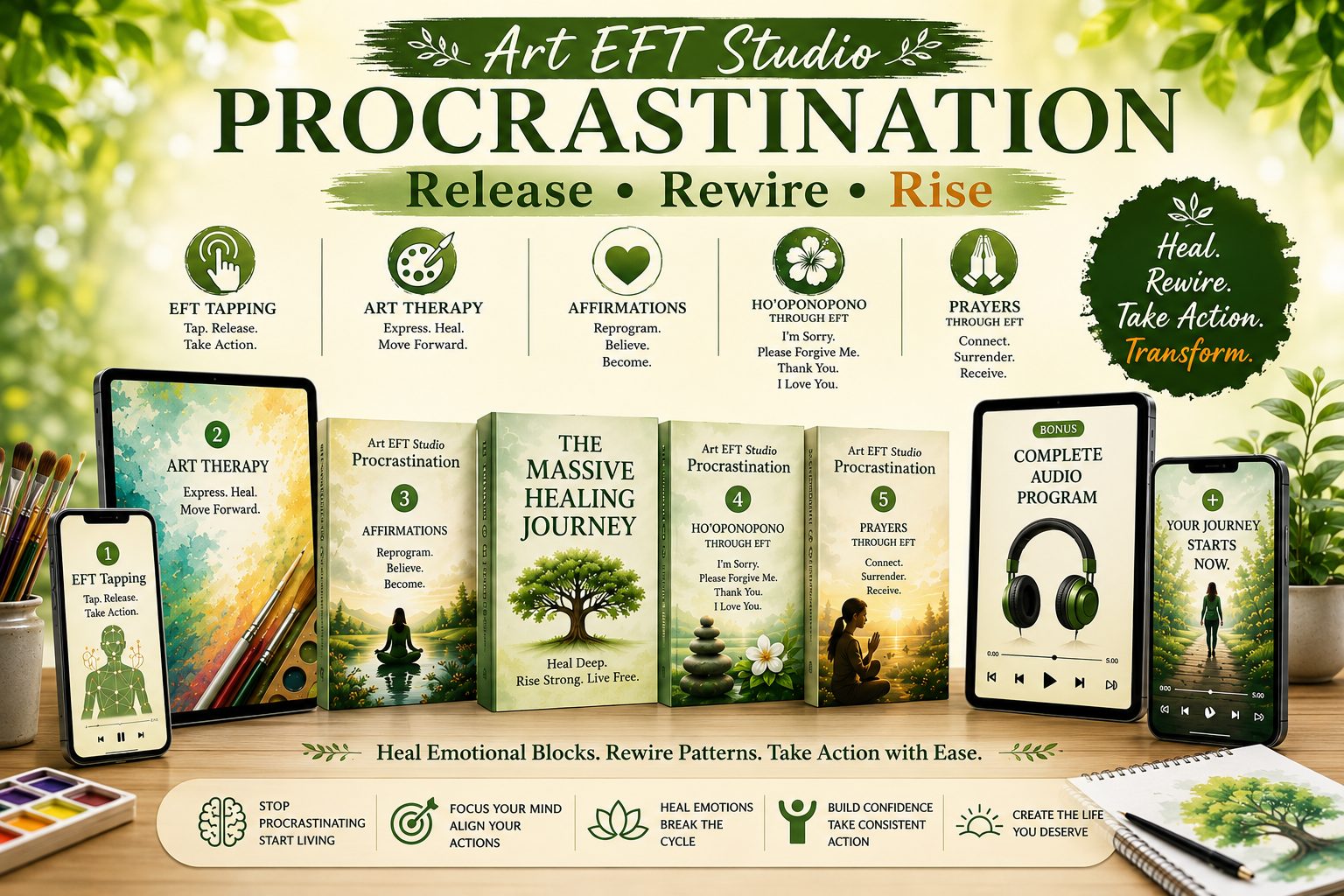 The 10-Minute Action Art EFT Kit — digital preview
