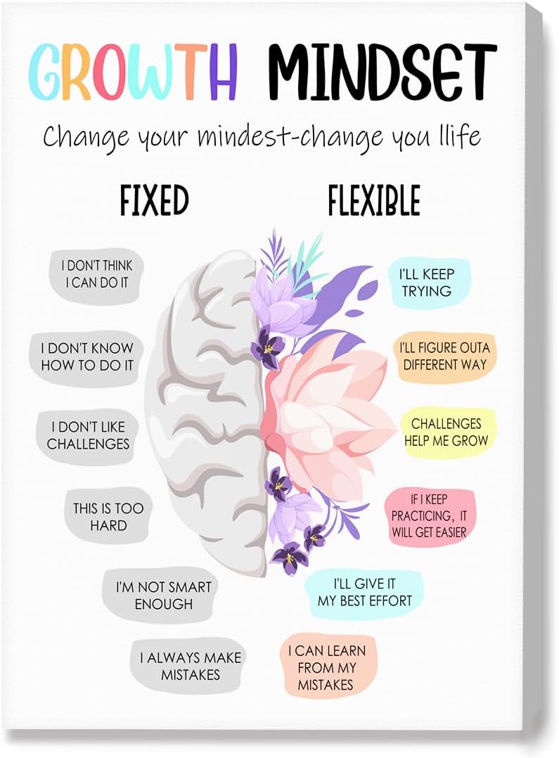 Growth Mindset — shift from fixed to flexible thinking