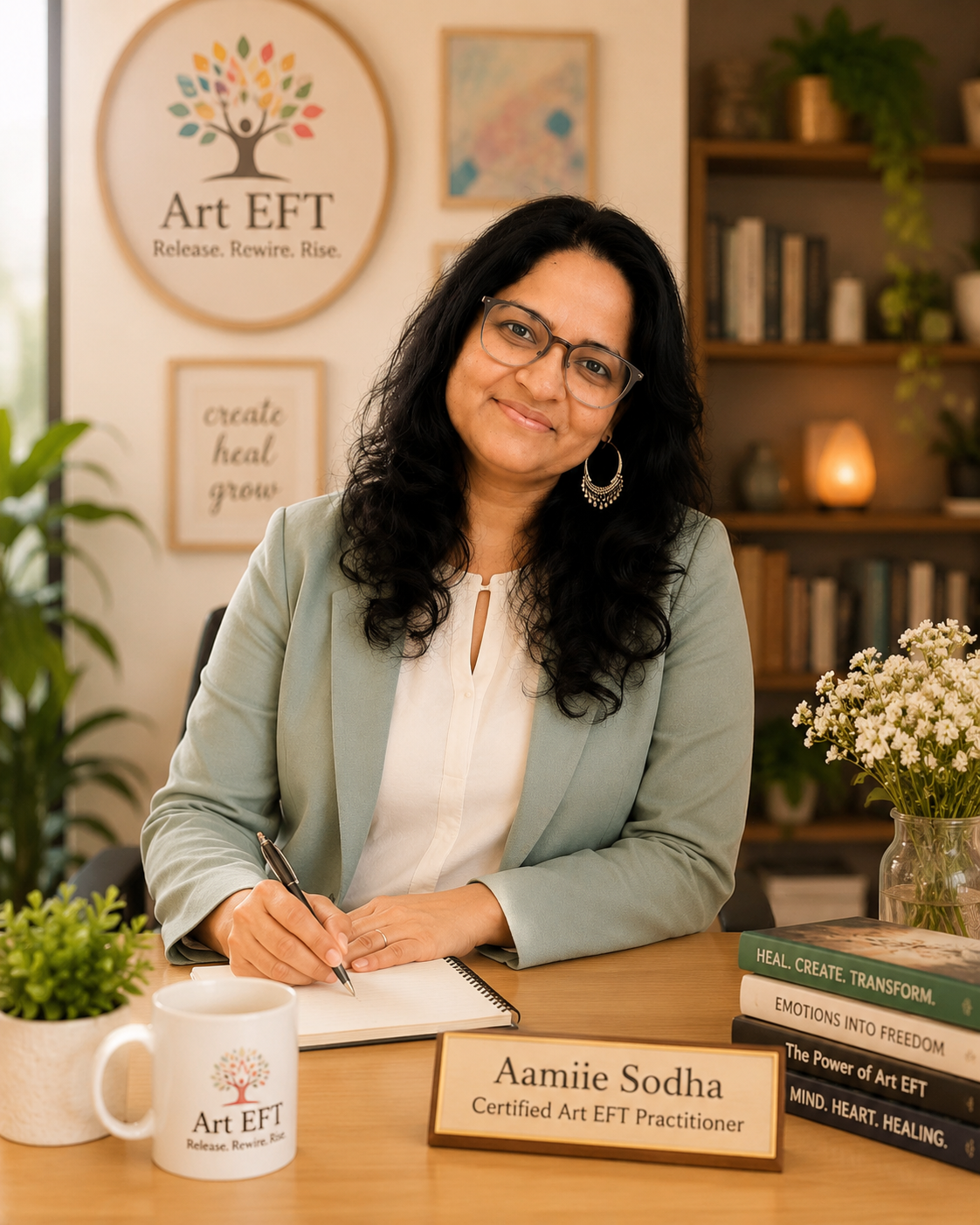 Aamiie Sodha, Certified EFT Practitioner and Art Therapist