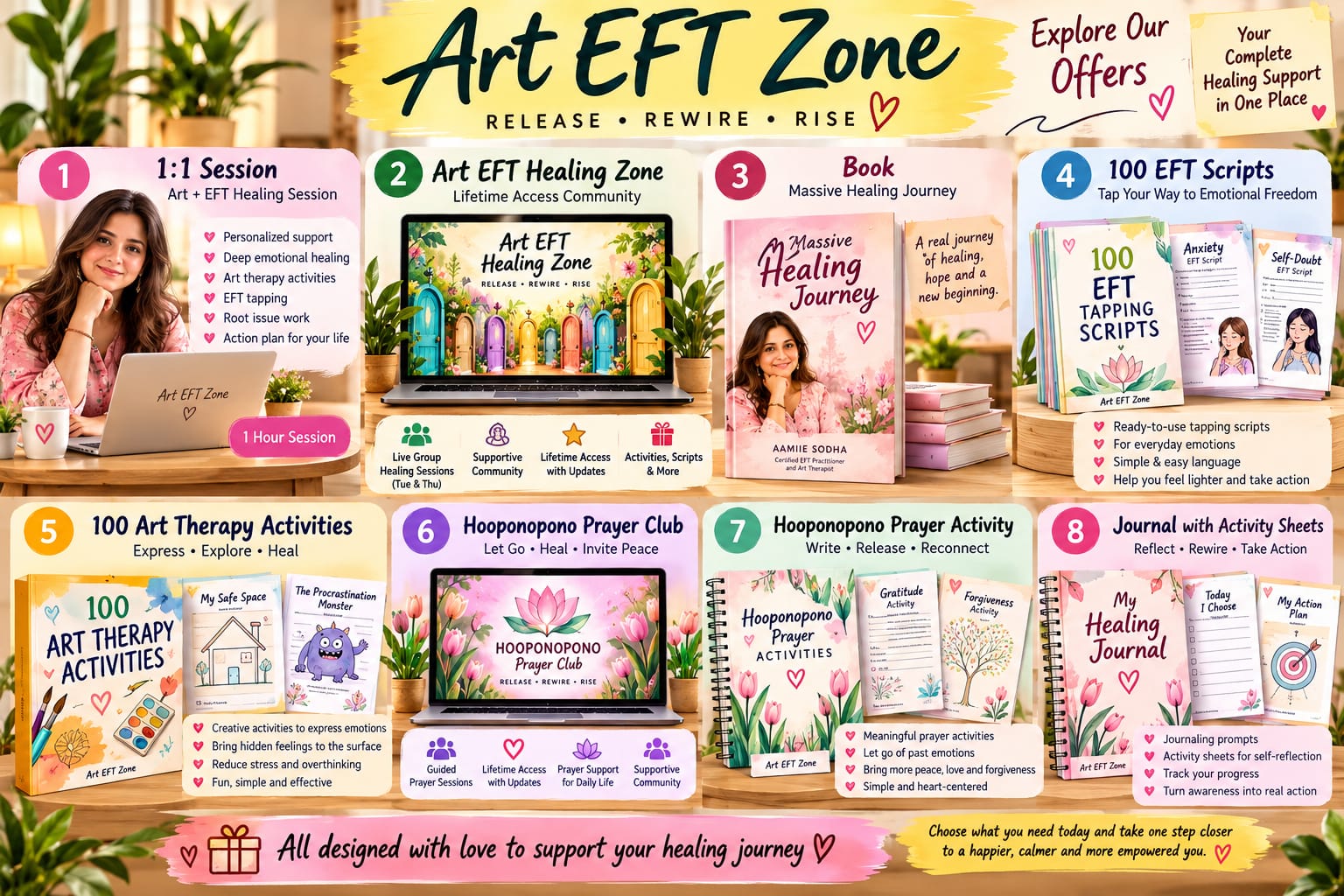 Art EFT Zone — Explore Our Offers: Your Complete Healing Support in One Place